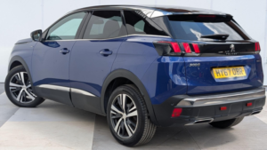 2017 Peugeot 3008 1.6 Bluehdi Gt Line Euro 6 (s/s) 5dr in Blue — image 4