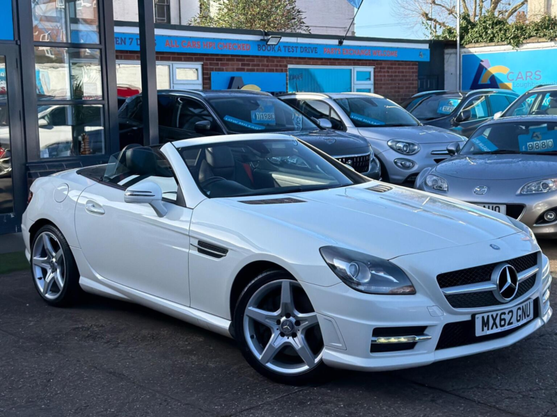 2012 Mercedes-Benz Slk 1.8 Slk200 Blueefficiency Amg Sport Euro 5 (s/s) 2dr in White — image 1
