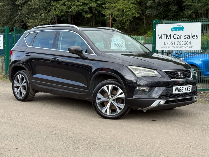 2016 SEAT Ateca 1.6 Tdi Ecomotive Se Technology SUV 5dr Diesel Manual Euro 6 (s/s) (115 Ps) in Black — image 1