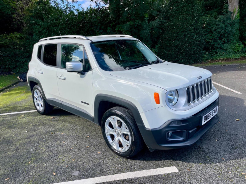 2015 Jeep Renegade 1.4t Multiairii Limited Auto 4WD Euro 6 (s/s) 5dr in White — image 1