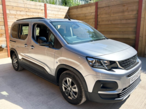 2023 Peugeot Rifter 3 SEAT Wheelchair Accessible Disabled Access Vehicle Wav in Grey — image 2