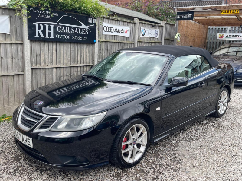 2007 Saab 9-3 1.9 Tid Vector 2dr in Black — image 1