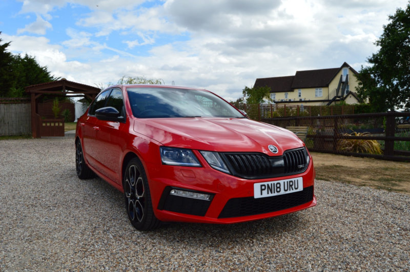 2018 Skoda Octavia 2.0 Tsi Vrs in Red — image 1