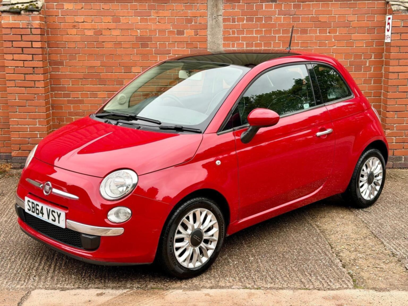 2014 Fiat 500 1.2 Lounge Euro 6 (s/s) 3dr in Red — image 1