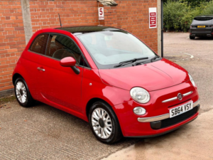 2014 Fiat 500 1.2 Lounge Euro 6 (s/s) 3dr in Red — image 2