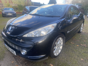 2010 Peugeot 207 Cc Allure in Black — image 3