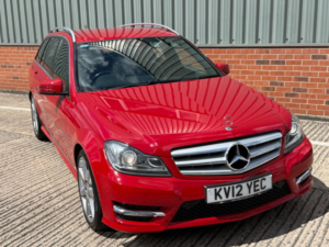 2012 Mercedes-Benz C Class 2.1 C220 Cdi Blueefficiency Sport G-Tronic+ Euro 5 (s/s) 5dr in Red — image 2