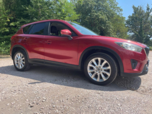 2014 Mazda Cx-5 2.2 Skyactiv-D Sport Nav Auto 4WD Euro 6 (s/s) 5dr in Red — image 3