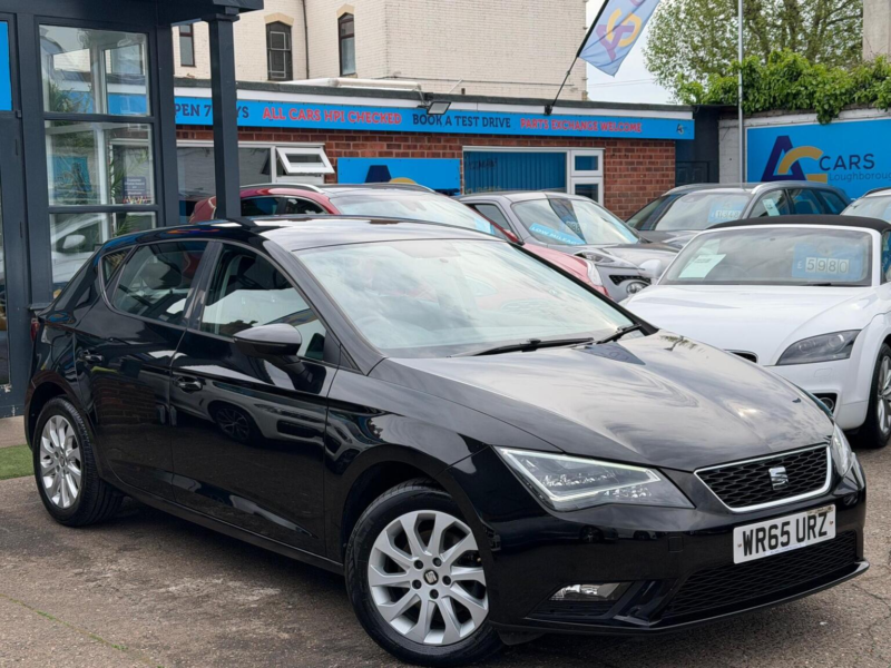 2015 SEAT Leon 1.6 Tdi Se Euro 6 (s/s) 5dr in Black — image 1