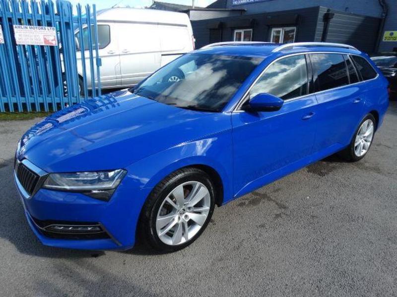 2021 Skoda Superb 1.4 Tsi Iv 13kwh Se L DSG Euro 6 (s/s) 5dr in Blue — image 1
