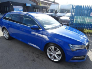 2021 Skoda Superb 1.4 Tsi Iv 13kwh Se L DSG Euro 6 (s/s) 5dr in Blue — image 3