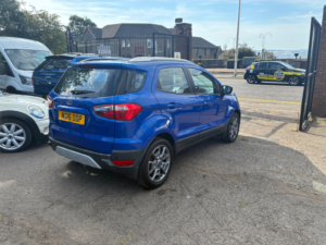 2016 Ford Ecosport 1.5 Tdci Titanium SUV 5dr Diesel Manual 2WD Euro 6 (95 Ps) in Blue — image 3