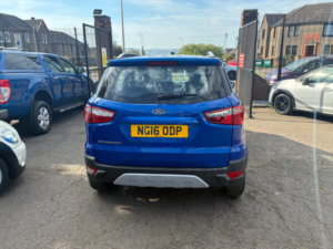2016 Ford Ecosport 1.5 Tdci Titanium SUV 5dr Diesel Manual 2WD Euro 6 (95 Ps) in Blue — image 4