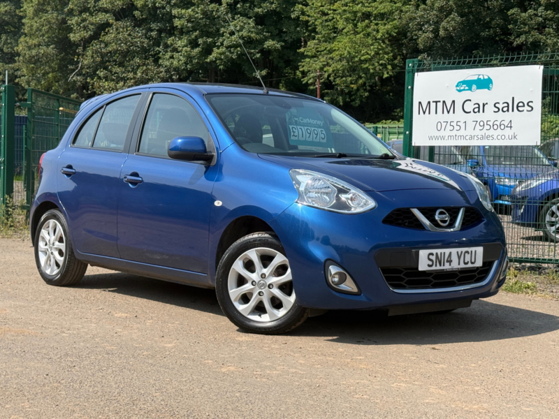 2014 Nissan Micra 1.2 Acenta Hatchback 5dr Petrol Manual Euro 5 (80 Ps) in Blue — image 1