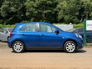 2014 Nissan Micra 1.2 Acenta Hatchback 5dr Petrol Manual Euro 5 (80 Ps) in Blue — image 4