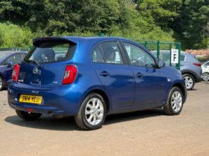 2014 Nissan Micra 1.2 Acenta Hatchback 5dr Petrol Manual Euro 5 (80 Ps) in Blue — image 5