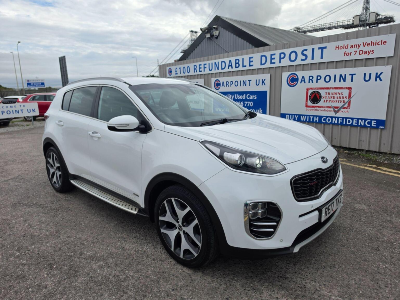 2017 Kia Sportage 1.6 T-Gdi Gt-Line Dct AWD Euro 6 5dr in White — image 1