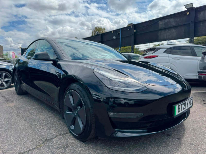 2021 Tesla Model 3 (dual Motor) Long Range Auto 4wde 4dr in Black — image 1