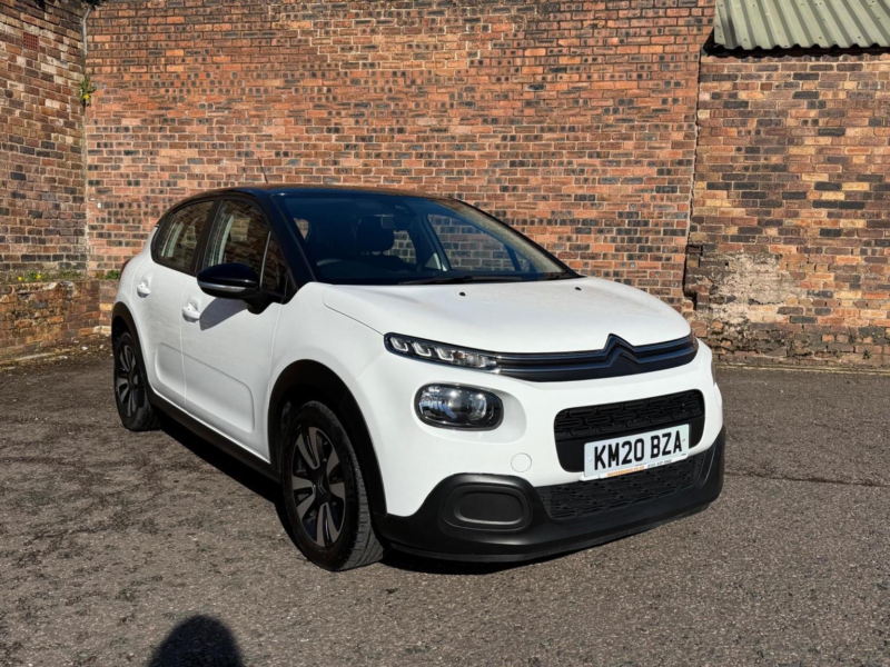 2020 Citroen C3 1.2 Puretech Feel Euro 6 (s/s) 5dr in White — image 1