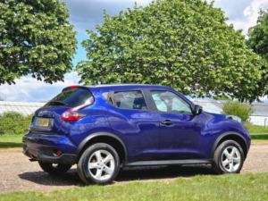 2014 Nissan Juke 1.6 Visia Euro 5 5dr in Blue — image 4