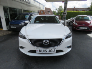 2015 Mazda 6 2.2 Skyactiv-D Sport Nav Tourer Auto Euro 6 (s/s) 5dr in White — image 2
