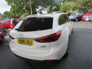 2015 Mazda 6 2.2 Skyactiv-D Sport Nav Tourer Auto Euro 6 (s/s) 5dr in White — image 5