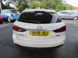 2015 Mazda 6 2.2 Skyactiv-D Sport Nav Tourer Auto Euro 6 (s/s) 5dr in White — image 6