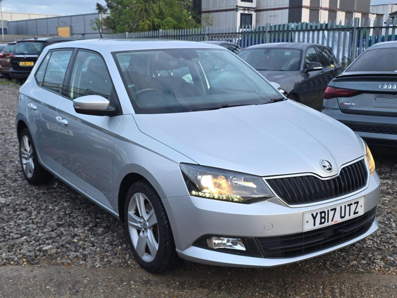 2017 Skoda Fabia 1.2 Tsi Se L Euro 6 (s/s) 5dr in Silver — image 1
