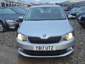 2017 Skoda Fabia 1.2 Tsi Se L Euro 6 (s/s) 5dr in Silver — image 2