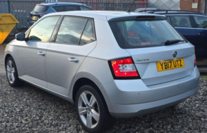 2017 Skoda Fabia 1.2 Tsi Se L Euro 6 (s/s) 5dr in Silver — image 4