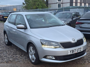 2017 Skoda Fabia 1.2 Tsi Se L Euro 6 (s/s) 5dr in Silver — image 5