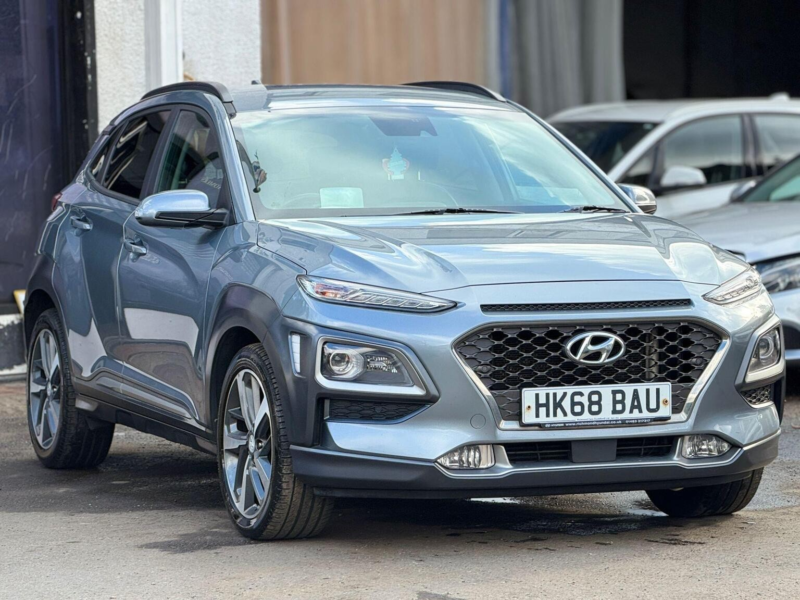 2018 Hyundai Kona 1.6 T-Gdi Premium Gt Dct 4WD Euro 6 (s/s) 5dr in Silver — image 1