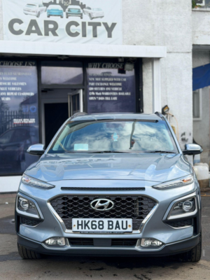 2018 Hyundai Kona 1.6 T-Gdi Premium Gt Dct 4WD Euro 6 (s/s) 5dr in Silver — image 2