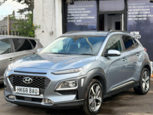 2018 Hyundai Kona 1.6 T-Gdi Premium Gt Dct 4WD Euro 6 (s/s) 5dr in Silver — image 3