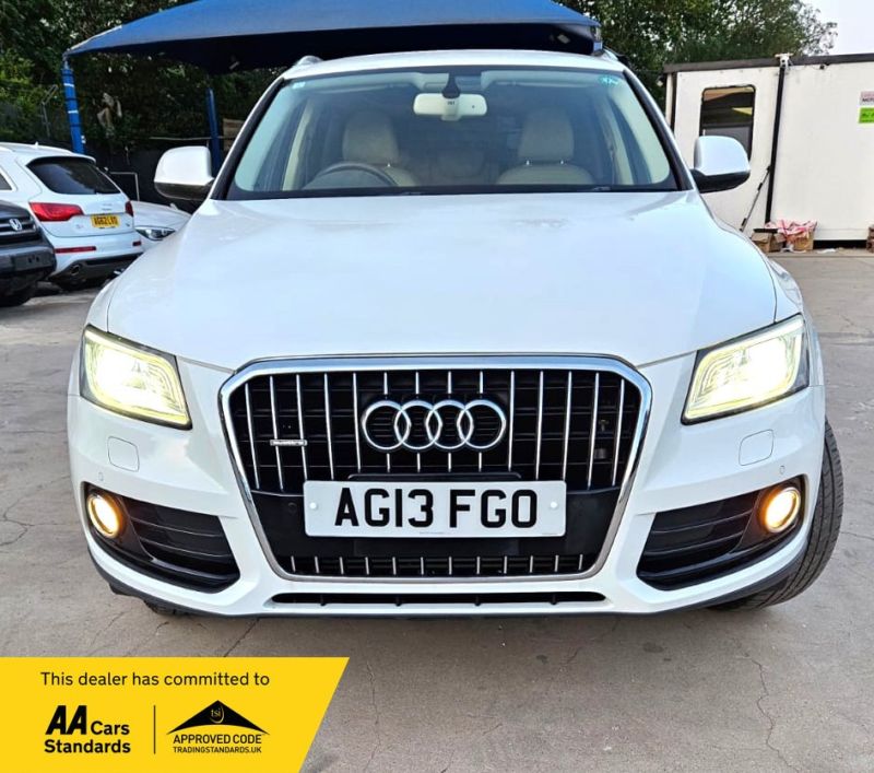 2013 Audi Q5 2.0l Tfsi Quattro-Automatic-Ulez/caz Pass-Free 18months Gold Warranty & 12 Months Aa Breakdown Cover in White — image 1