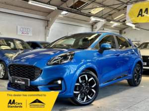 2022 Ford Puma 1.0t Ecoboost Mhev St-Line X Dct Euro 6 (s/s) 5dr in Blue — image 2