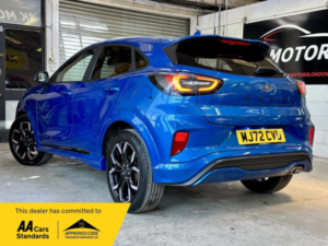 2022 Ford Puma 1.0t Ecoboost Mhev St-Line X Dct Euro 6 (s/s) 5dr in Blue — image 3