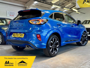 2022 Ford Puma 1.0t Ecoboost Mhev St-Line X Dct Euro 6 (s/s) 5dr in Blue — image 4