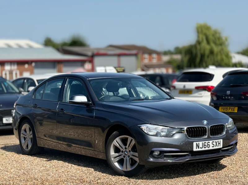 2016 BMW 3 Series 2.0 330e 7.6kwh Sport Auto Euro 6 (s/s) 4dr in Grey — image 1