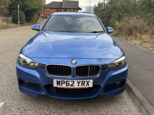 2013 BMW 3 Series 2.0 320i Xdrive M Sport Saloon in Blue — image 3