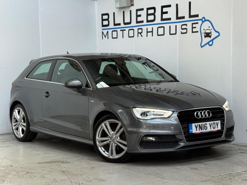 2016 Audi A3 1.6 Tdi S Line Euro 6 (s/s) 3dr (nav) in Grey — image 1