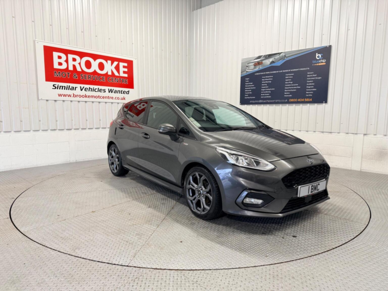 2019 Ford Fiesta 1.0t Ecoboost St-Line Euro 6 (s/s) 5dr in Grey — image 1