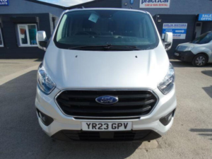 2023 Ford Transit Custom 2.0 300 Ecoblue Limited L2 H1 Euro 6 (s/s) 5dr in Silver — image 2