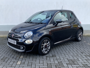 2019 Fiat 500 0.9 Twinair S 3-Door in Black — image 4