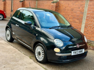 2013 Fiat 500 1.2 Lounge Euro 4 3dr in Black — image 2