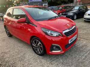 2014 Peugeot 108 1.2 Vti Puretech Allure Euro 5 3dr in Red — image 3