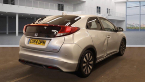 2014 Honda Civic 1.8 I-Vtec Sr Auto Euro 5 5dr in Silver — image 4