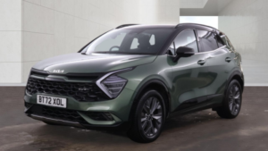 2022 Kia Sportage 1.6 H T-Gdi Gt-Line S SUV 5dr Petrol Hybrid Auto AWD Euro 6 (s/s) (226 Bhp) in Green — image 2