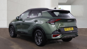 2022 Kia Sportage 1.6 H T-Gdi Gt-Line S SUV 5dr Petrol Hybrid Auto AWD Euro 6 (s/s) (226 Bhp) in Green — image 3