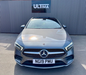 2019 Mercedes-Benz A Class 1.5 A180d Amg Line (premium Plus) 7g-Dct Euro 6 (s/s) 5dr in Grey — image 3